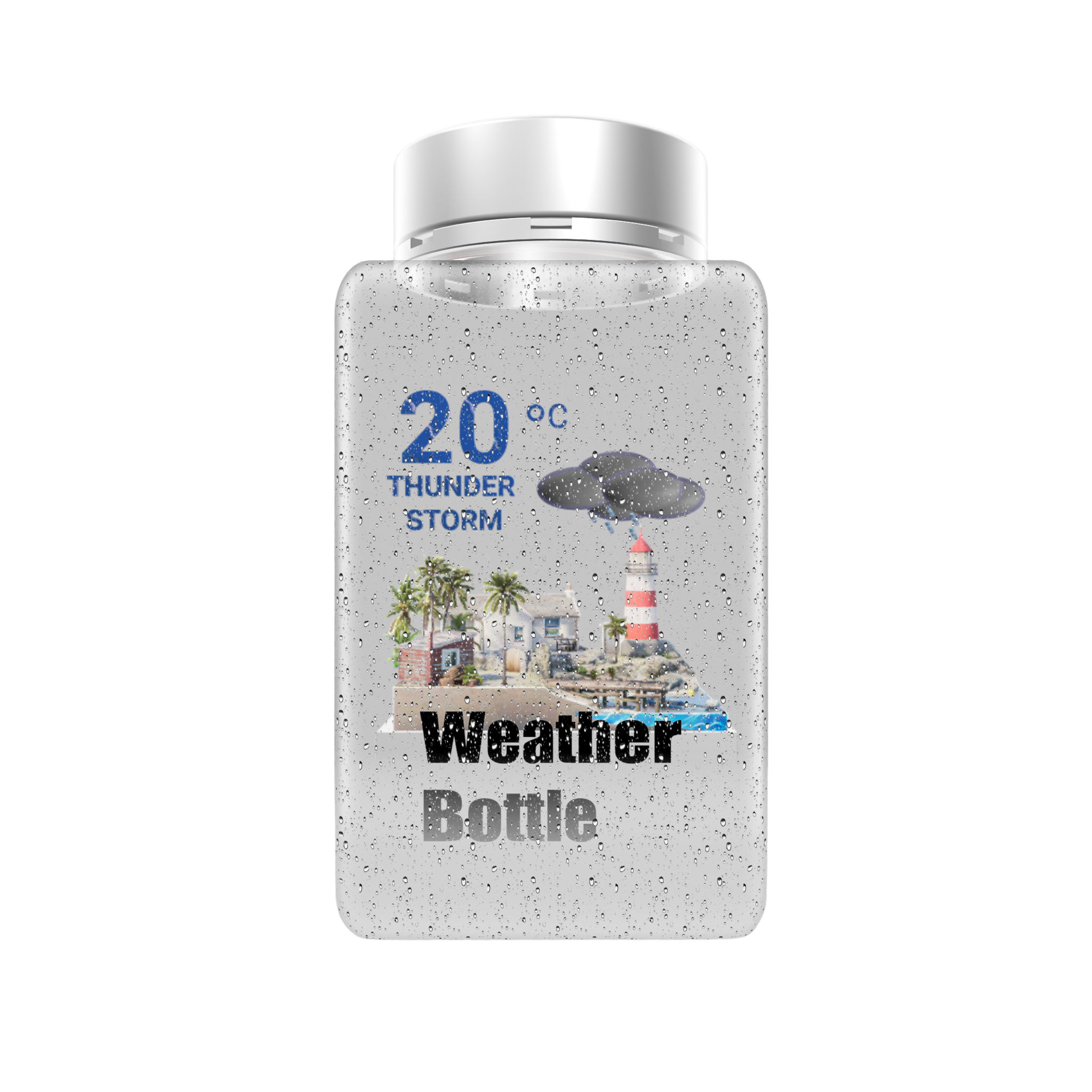 Weather Bottle Severe Convection scene